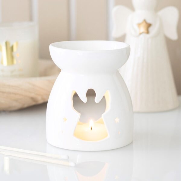 Angel Cut Out Oil Burner and Wax Warmer - Angel Figurine