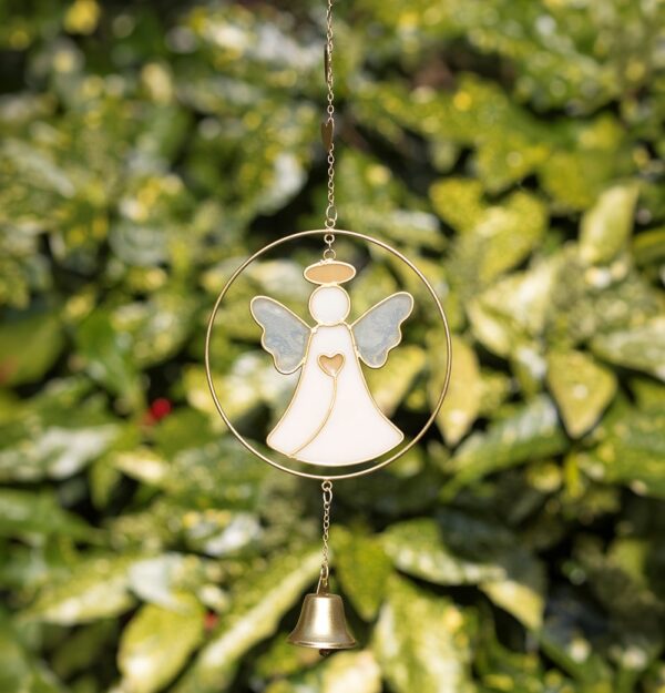 Angel Hanging Decoration with Bell - Angel Figurine
