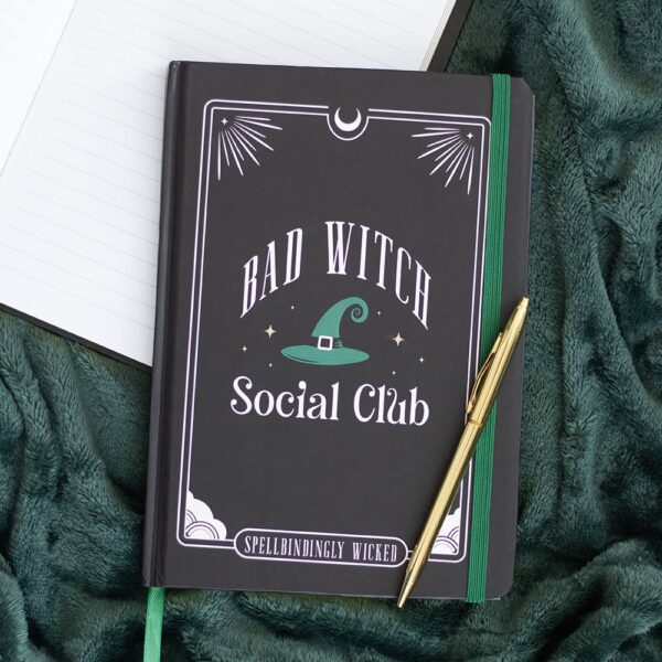 Bad Witch Social Club A5 Notebook - Witchcraft Ritual