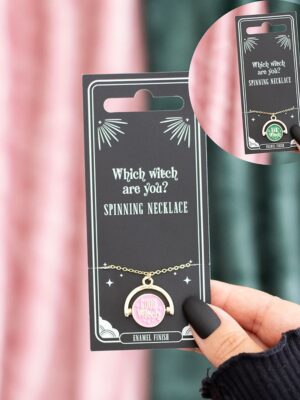 Which Witch Are You Spinning Necklace - Witchcraft Ritual