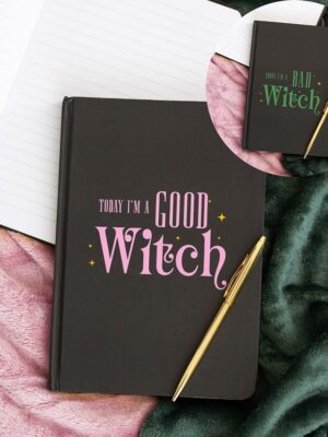 Good Witch Bad Witch A5 Reversible Notebook - Witchcraft Ritual