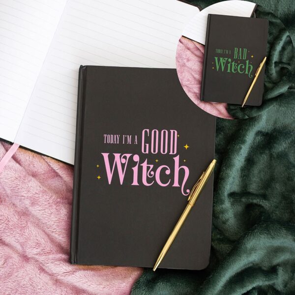 Good Witch Bad Witch A5 Reversible Notebook - Witchcraft Ritual