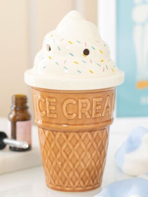 Ice Cream Cone Oil Burner - Spiritual Home Decor