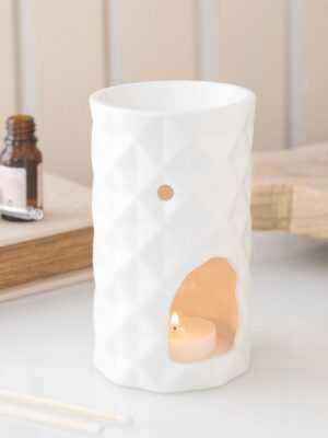 Geometric Faceted Oil Burner - Spiritual Home Decor