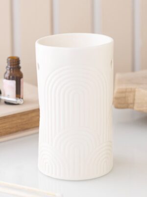 Embossed Arch Oil Burner and Wax Warmer - Spiritual Home Decor