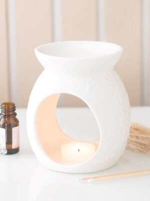 Dimpled Oil Burner and Wax Warmer - Spiritual Home Decor