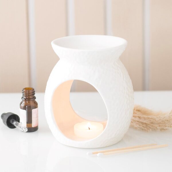 HF_55627.jpg Dimpled Oil Burner and Wax Warmer - Spiritual Home Decor