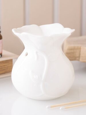 White Rose Oil Burner - Aromatherapy