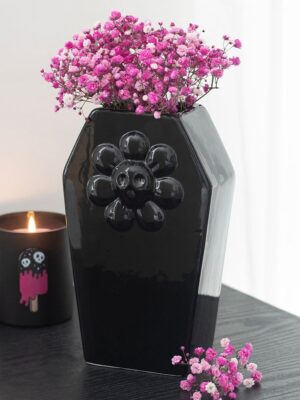 Coffin Flower Vase - Gothic Decor