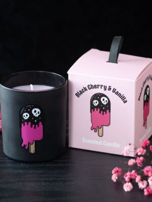 HO_18427.jpg Black Cherry & Vanilla Scented Candle - Aromatherapy