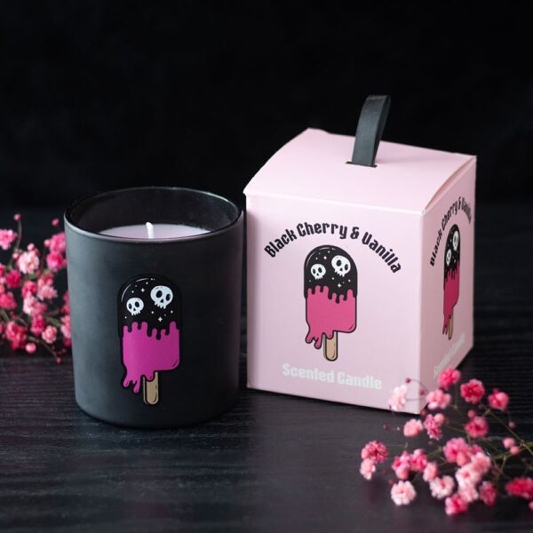 HO_18427.jpg Black Cherry & Vanilla Scented Candle - Aromatherapy