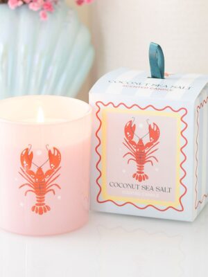 HT_97226.jpg Pastel Lobster Coconut & Sea Salt Candle - Aromatherapy