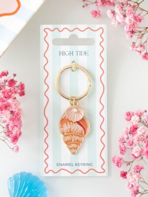 High Tide Shell Keyring - Spiritual Home Decor
