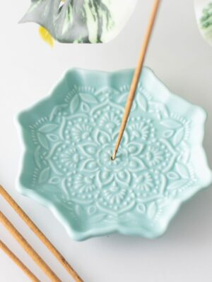 Blue Mandala Incense Stick Holder - Aromatherapy