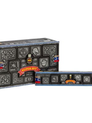 Set of 12 Packets of Super Hit Incense Sticks by Satya - Aromatherapy