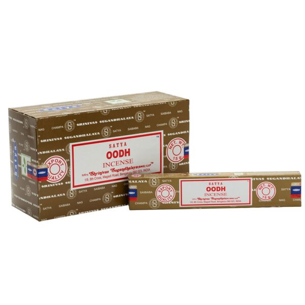 Set of 12 Oodh Incense Sticks by Satya (12/50) - Aromatherapy