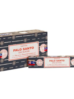 Set of 12 Palo Santo Incense Sticks by Satya (12/50) - Aromatherapy