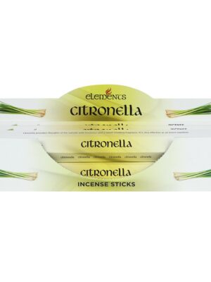 Set of 6 Packets of Elements Citronella Incense Sticks - Aromatherapy
