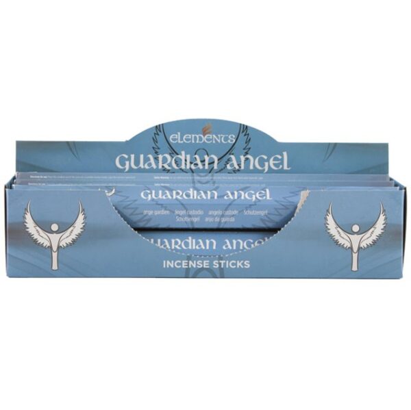 Set of 6 Packets of Elements Guardian Angel Incense Sticks - Angel Figurine