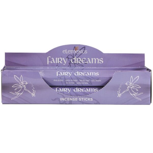 Set of 6 Packets of Elements Fairy Dreams Incense Sticks - Aromatherapy