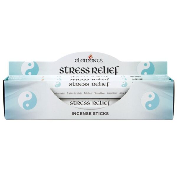 Set of 6 Packets of Elements Stress Relief Incense Sticks - Aromatherapy