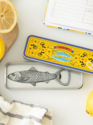 Sardine Bottle Opener in Storage Tin - Spiritual Home Decor
