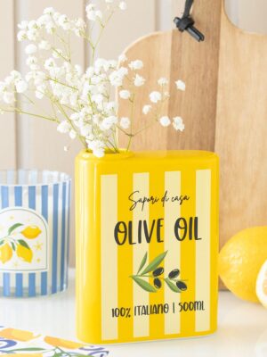Olive Oil Flower Vase - Spiritual Home Decor