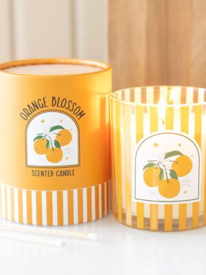 Orange Blossom Scented Candle - Aromatherapy