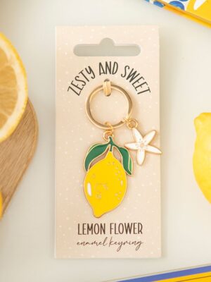 Lemon Flower Keyring - Spiritual Home Decor
