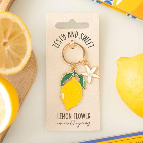 Lemon Flower Keyring - Spiritual Home Decor
