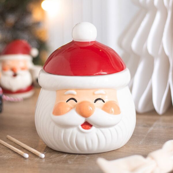 Jolly Santa Christmas Oil Burner and Wax Warmer - Spiritual Home Decor