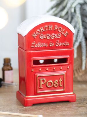 Letters to Santa Christmas Post Box Oil Burner - Spiritual Home Decor