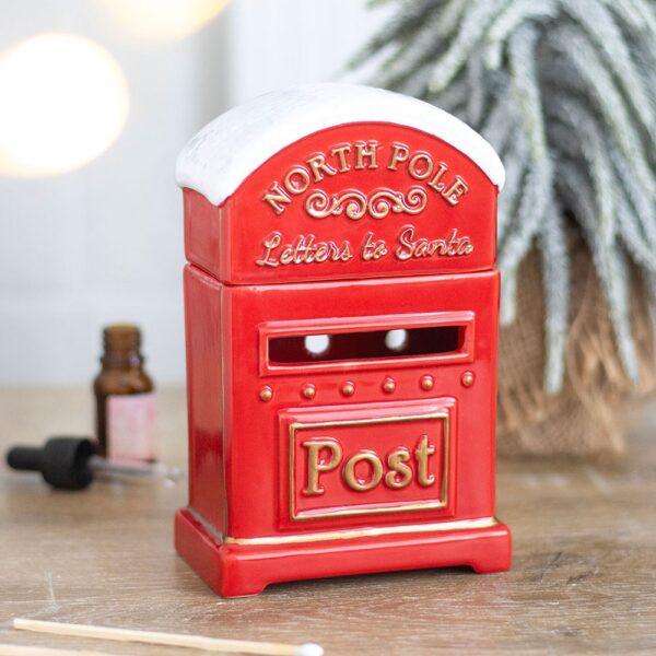Letters to Santa Christmas Post Box Oil Burner - Spiritual Home Decor