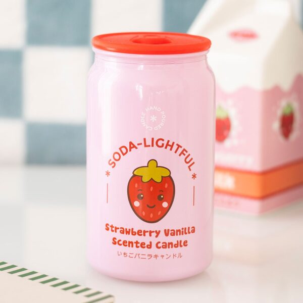 KK_03927.jpg Strawberry Vanilla Soda Can Candle - Aromatherapy