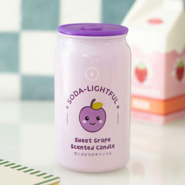Sweet Grape Soda Can Candle - Aromatherapy