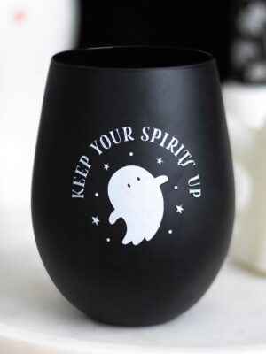 Keep Your Spirits Up Stemless Ghost Glass - Spiritual Home Decor
