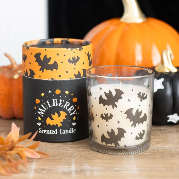 KY_86925.jpg Bat Print Mulberry Candle - Aromatherapy