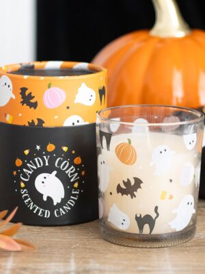 Sweet and Spooky Candy Corn Candle - Aromatherapy