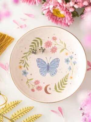Luna Butterfly Trinket Dish - Spiritual Home Decor
