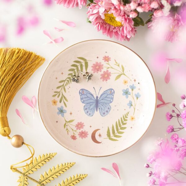 Luna Butterfly Trinket Dish - Spiritual Home Decor