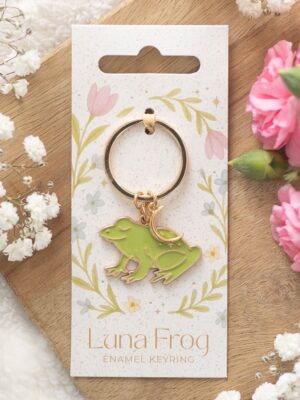 Luna Frog Keyring - Spiritual Home Decor