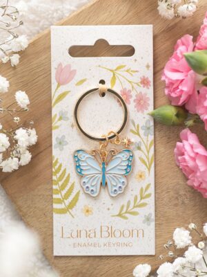 Luna Butterfly Keyring - Spiritual Home Decor