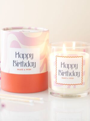 Happy Birthday Vanilla Cake Candle - Aromatherapy