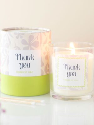 Thank You Spicy Margarita Candle - Aromatherapy