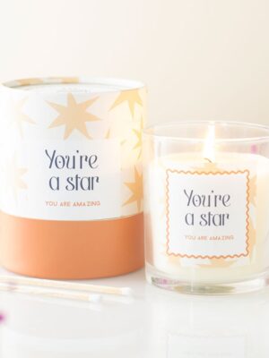 You're a Star Salted Caramel Candle - Aromatherapy