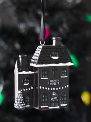 Haunted Holiday House Resin Christmas Decoration - Spiritual Home Decor