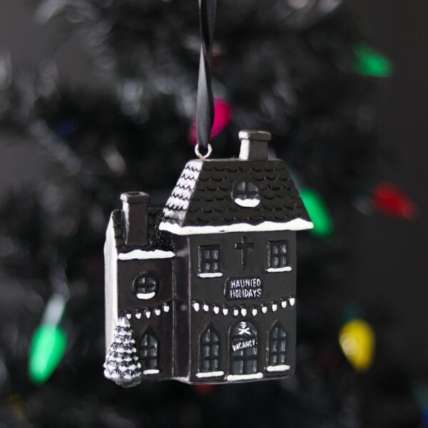 Haunted Holiday House Resin Christmas Decoration - Spiritual Home Decor