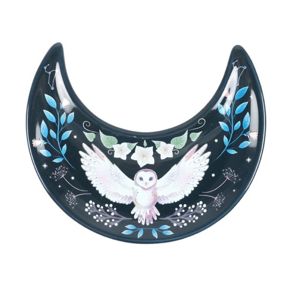 MF_08025.jpg Crescent Moon Owl Trinket Dish - Spiritual Home Decor