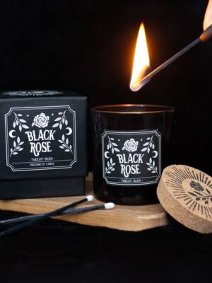 Black Rose Twilight Blush Candle - Aromatherapy