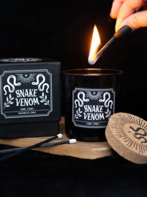 Snake Venom Dark Opium Candle - Aromatherapy